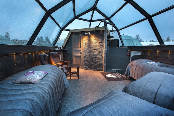 Family Glass Igloo (warm room) | 1 개의 침실, 각각 다른 스타일의 인테리어, 무료 WiFi, 침대 시트