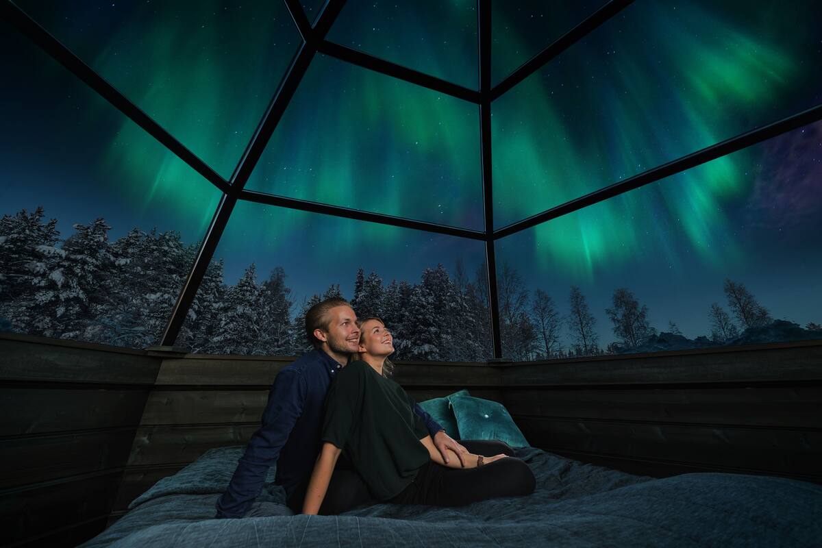 Twin Glass Igloo (warm room) | Wi-fi (inkludert), individuelt dekorert og sengetøy