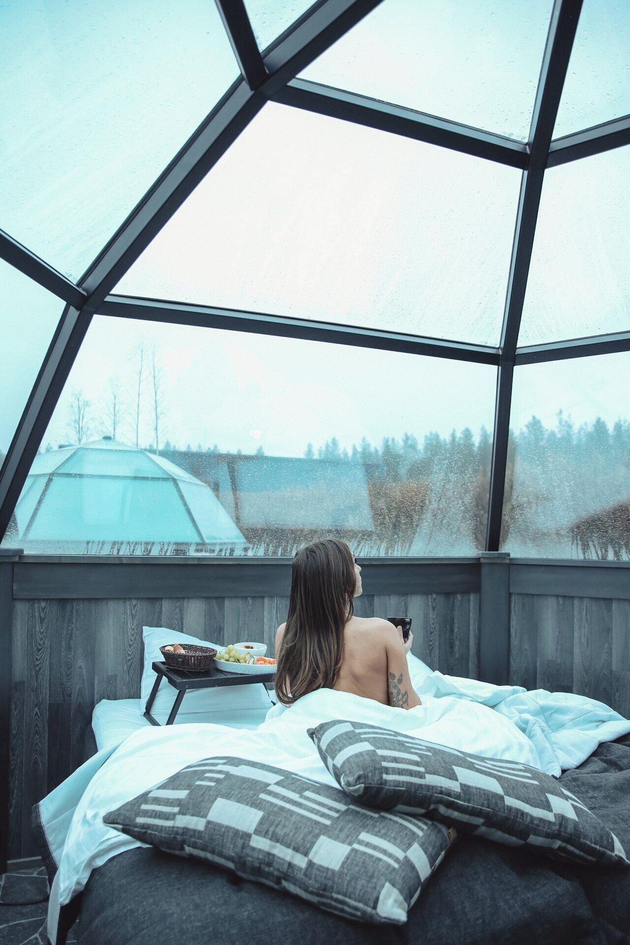 Family Glass Igloo (warm room)