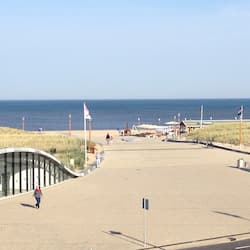 On the beach