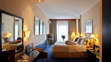 Classic Double or Twin Room, Sea View | Minibar, in-room safe, desk, blackout curtains