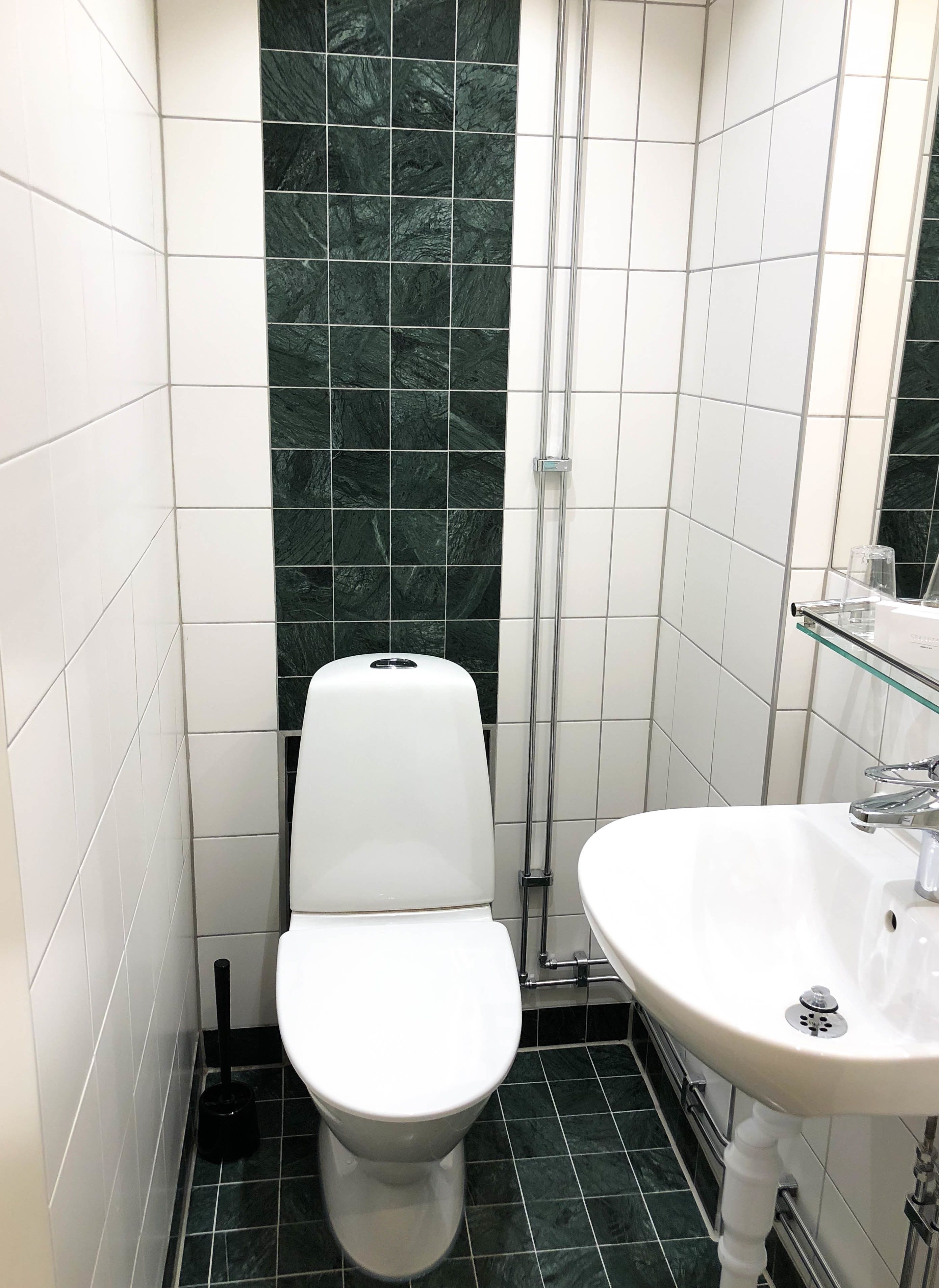 shower, free toiletries, hair dryer, heated floors