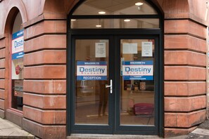 Interior entrance