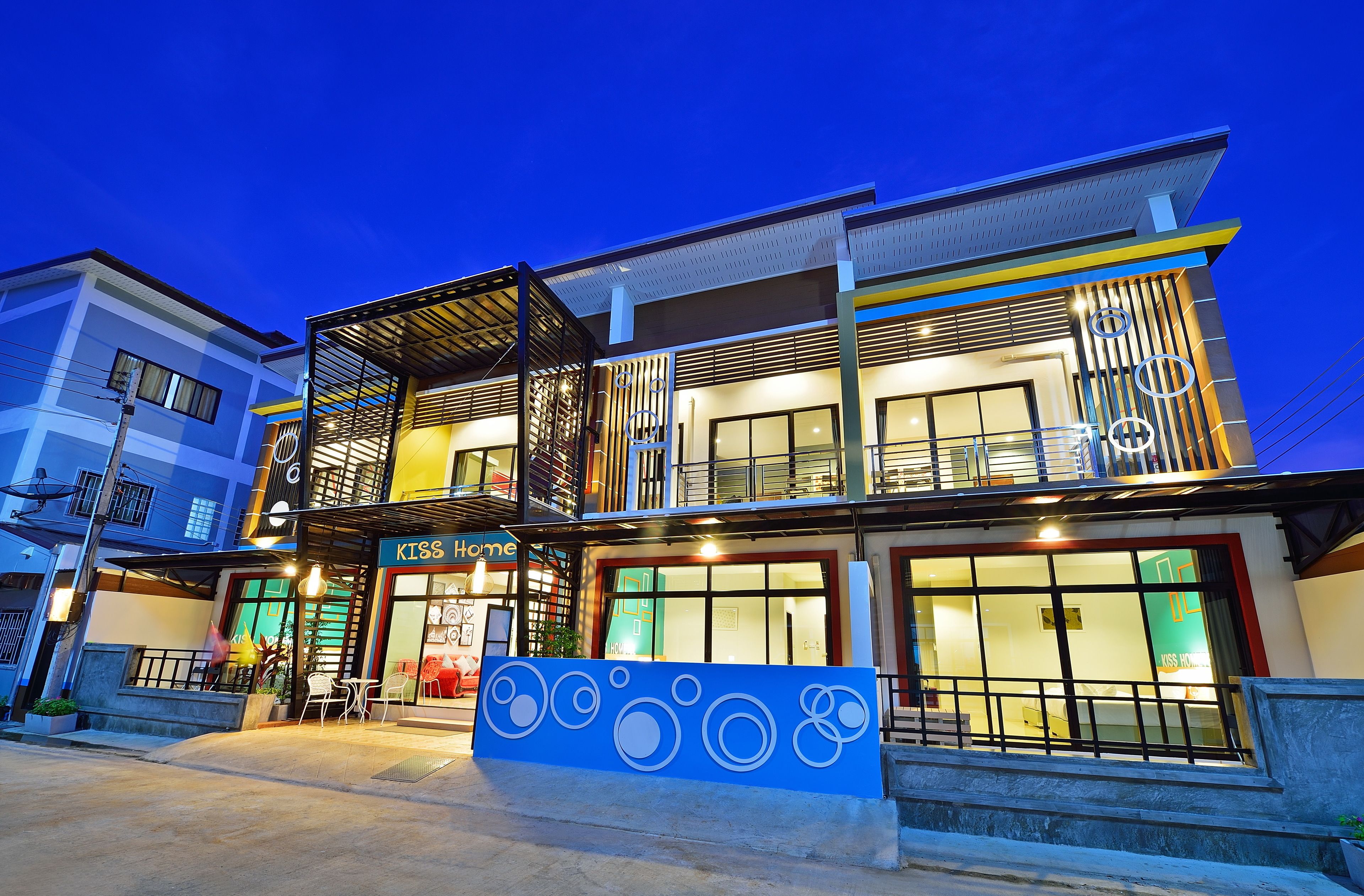 Fassade der Unterkunft