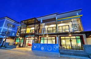 Voorkant van accommodatie