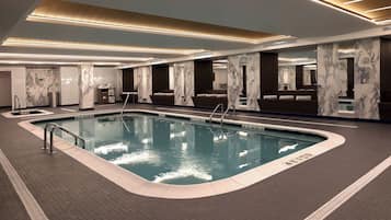 Indoor pool, seasonal outdoor pool