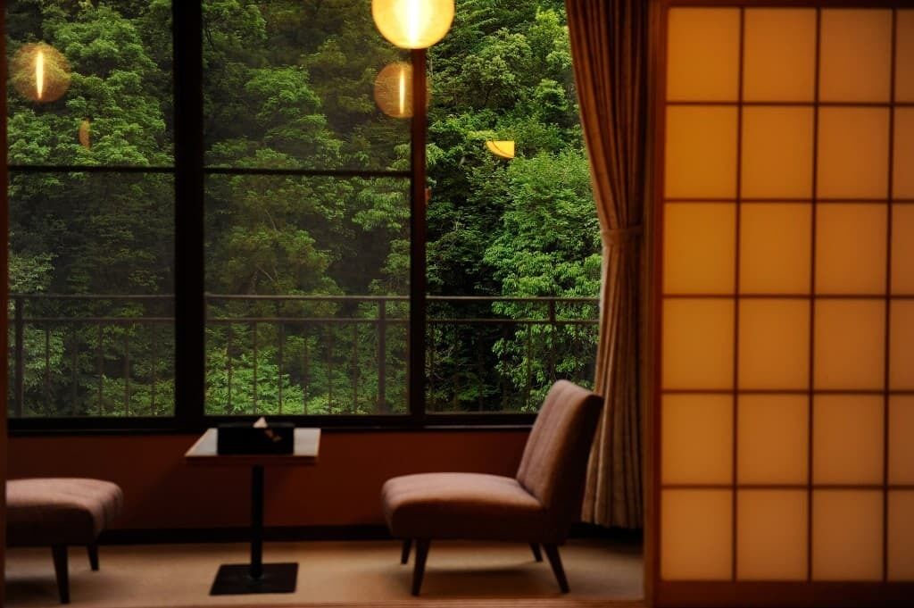 Chambre Standard, vue montagne (Japanese Style) | Coffres-forts dans les chambres, bureau, Wi-Fi gratuit, draps fournis