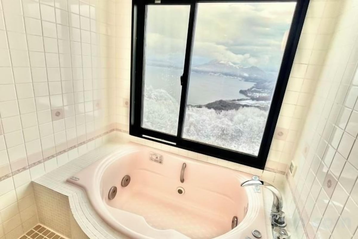 Bathroom | Separate tub and shower, deep soaking tub, hair dryer, bathrobes