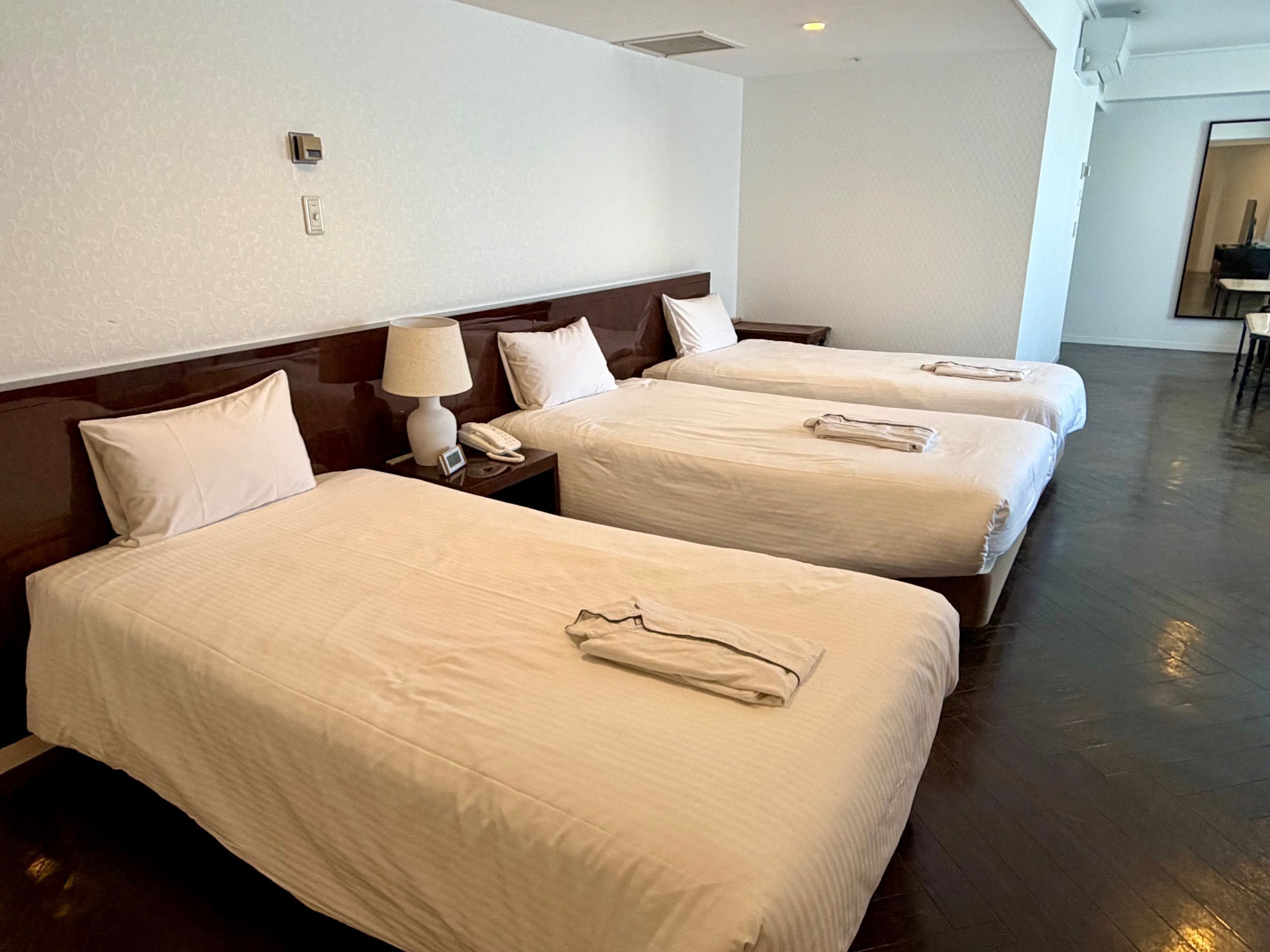 プレミアデラックスツイン | セーフティボックス (室内)、デスク、アイロン / アイロン台、WiFi (無料)