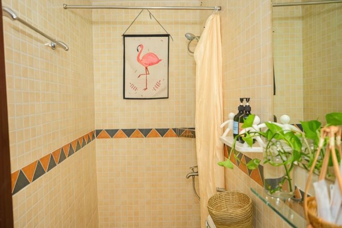 Ducha, artículos de higiene personal de diseño y secador de pelo