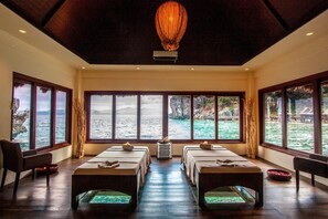 Behandlungsräume für Paare, Körperbehandlungen, Tiefengewebe-Massagen