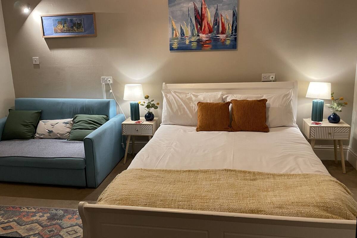 Chambre Double, salle de bains attenante