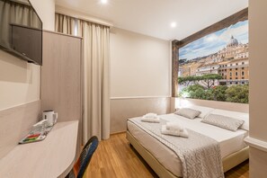 Economy Double Room | Frette Italian sheets, premium bedding, down comforters