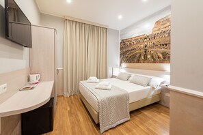 Economy Double Room | Frette Italian sheets, premium bedding, down comforters