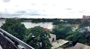 Blick von der Unterkunft