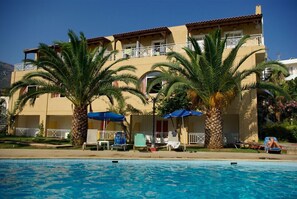 Front of property - Talea Beach (Mylopotamos)