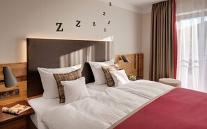Comfort Double Room | Premium bedding, in-room safe, desk, laptop workspace