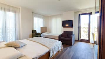 Sábanas de algodón egipcio, ropa de cama hipoalergénica y minibar