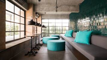 Sala de estar en el lobby