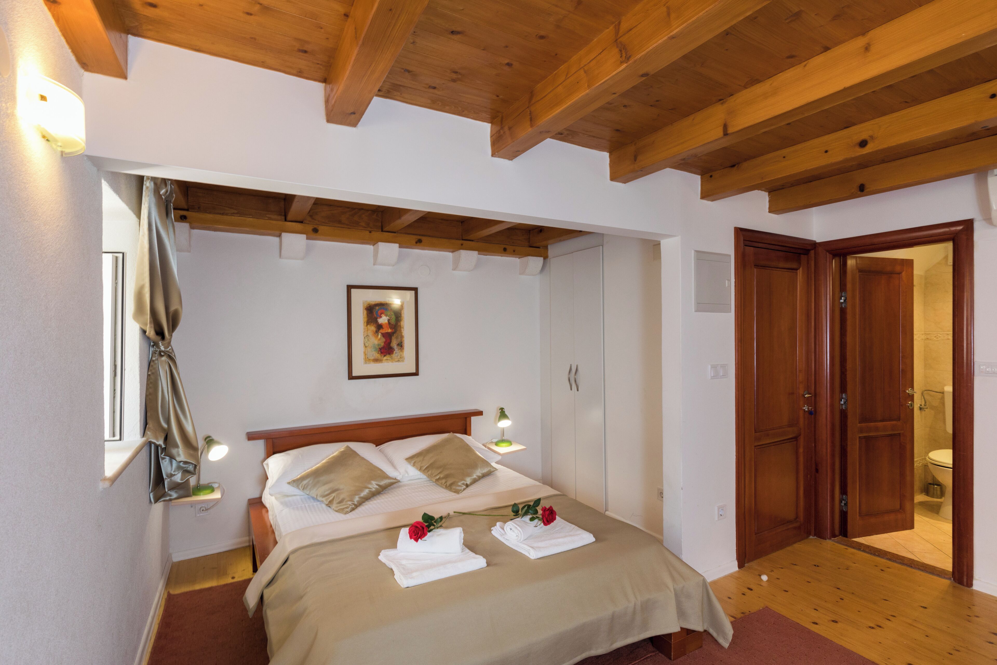 Studio (Apartments Ivana Old Town -Superior S) | Hochwertige Bettwaren, Schreibtisch, Bügeleisen/Bügelbrett