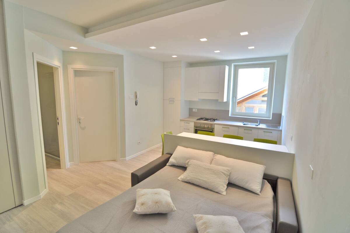 apartment, annex building (menta) | living room | lcd tv