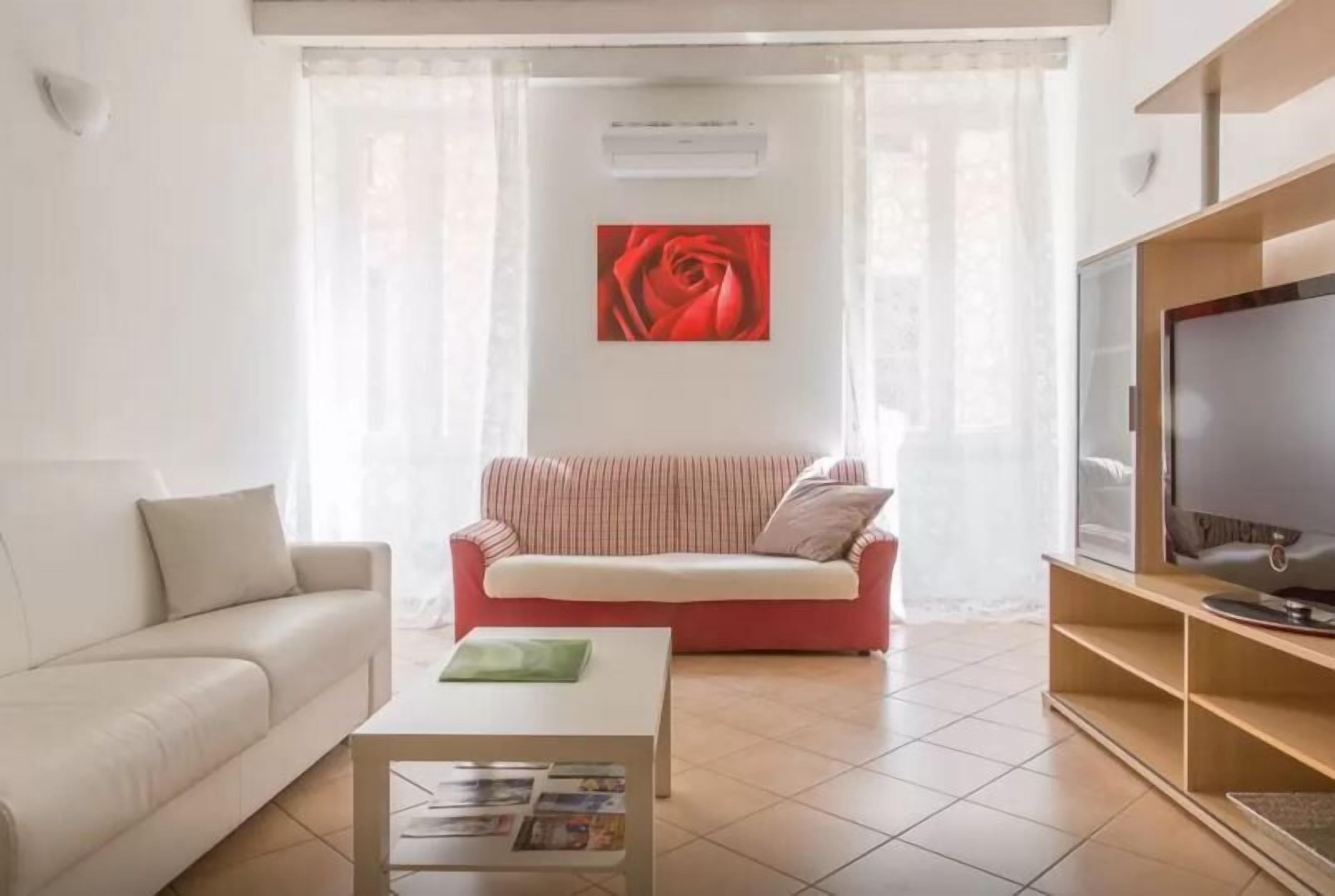 apartment, 1 bedroom, annex building (mozart) | living room | lcd tv