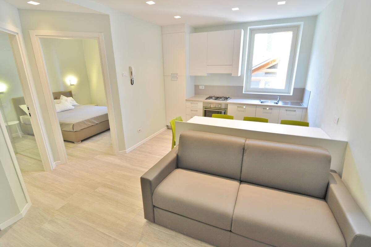 apartment, annex building (menta) | living room | lcd tv