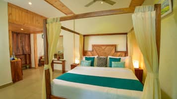 Premium bedding, desk, soundproofing, iron/ironing board