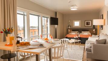 Standard-studio | Oleskelualue | Taulutelevisio