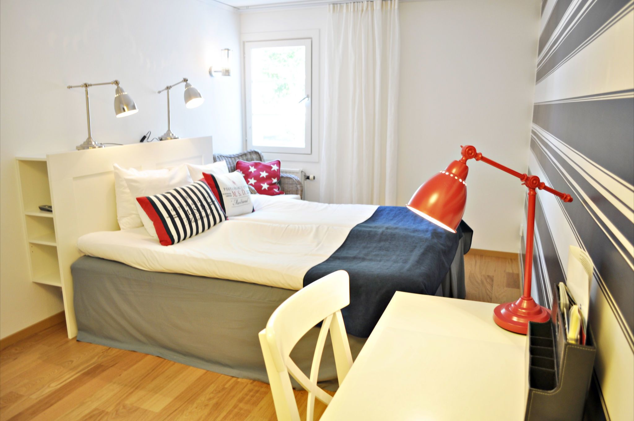 双人房 | 遮光窗帘、免费 WiFi