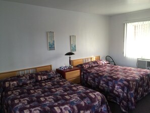 Standard Room, 2 Double Beds | Desk, free WiFi