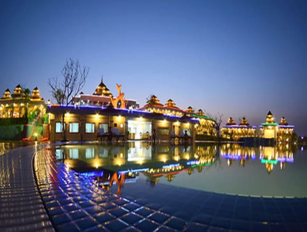 Front of property - evening/night