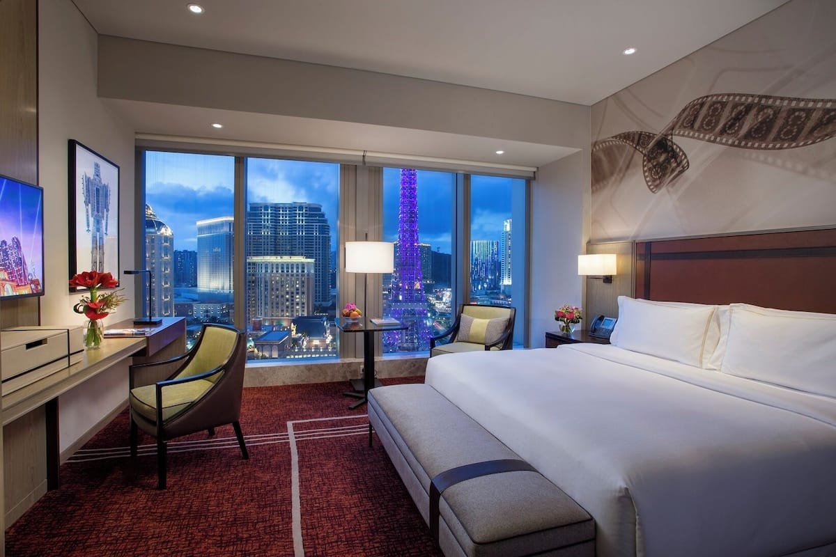 celebrity premium vista king | free minibar items, in-room safe, desk, blackout curtains