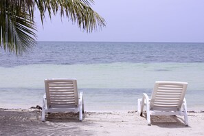 On the beach