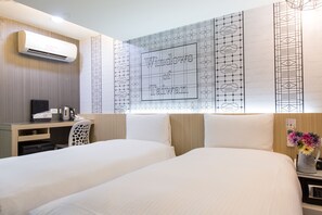 Luxury Room, No Windows | Premium bedding, in-room safe, desk, free WiFi - Morwing Hotel - Culture Vogue (Taipei)
