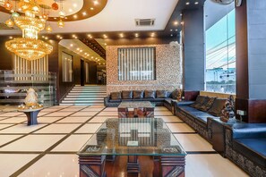 Sitteområde i lobbyen