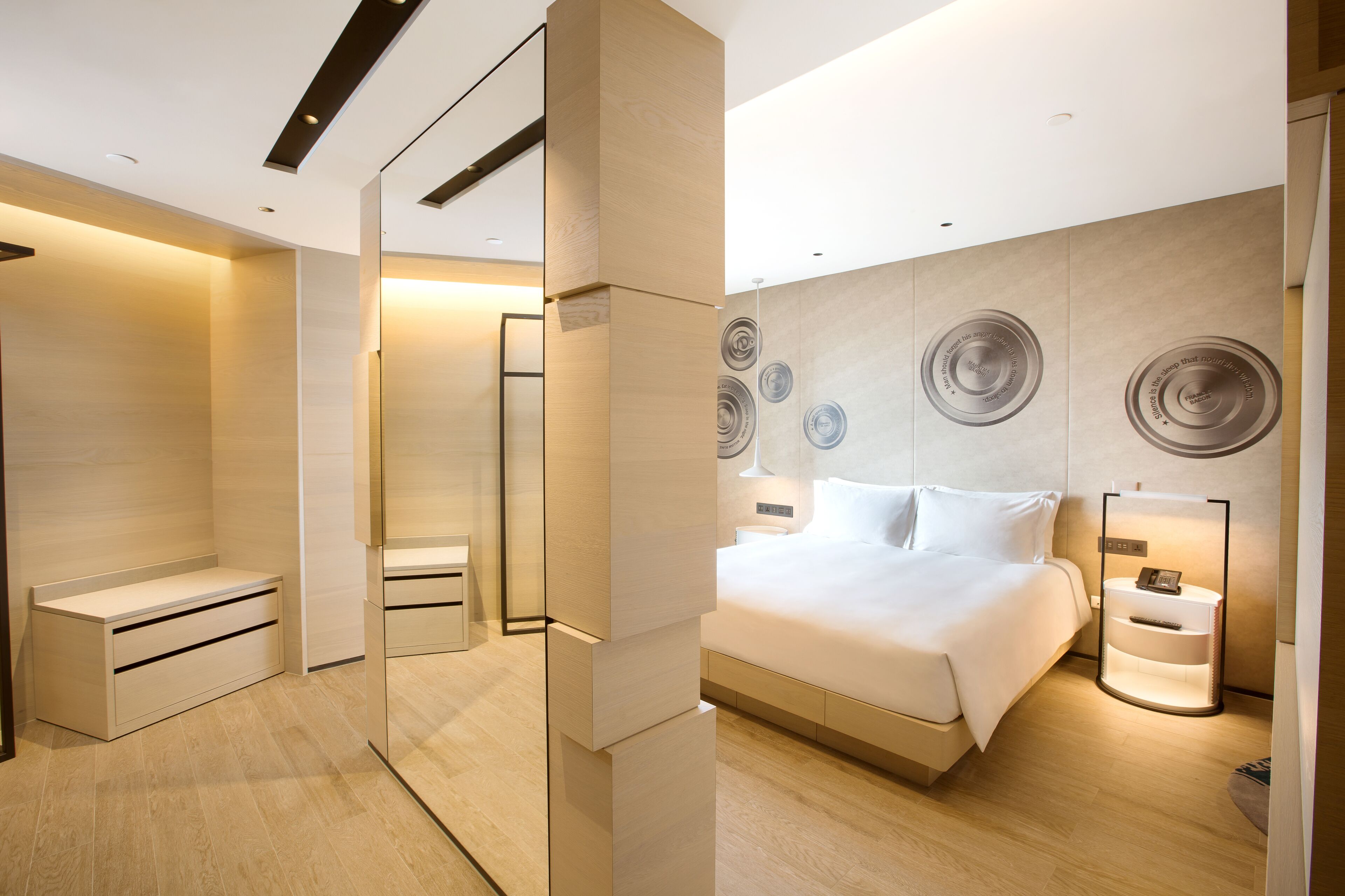 1 bedroom, hypo-allergenic bedding, down duvets, minibar