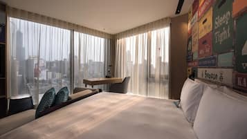 Ropa de cama hipoalergénica, cubrecamas y minibar