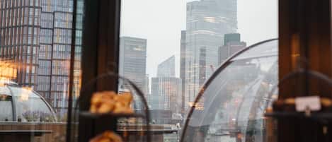 Stadsuitzicht vanuit accommodatie