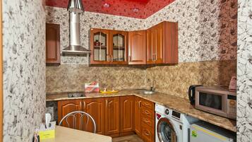 Apartment, Sauna | Dapur peribadi | Peti sejuk, cerek elektrik