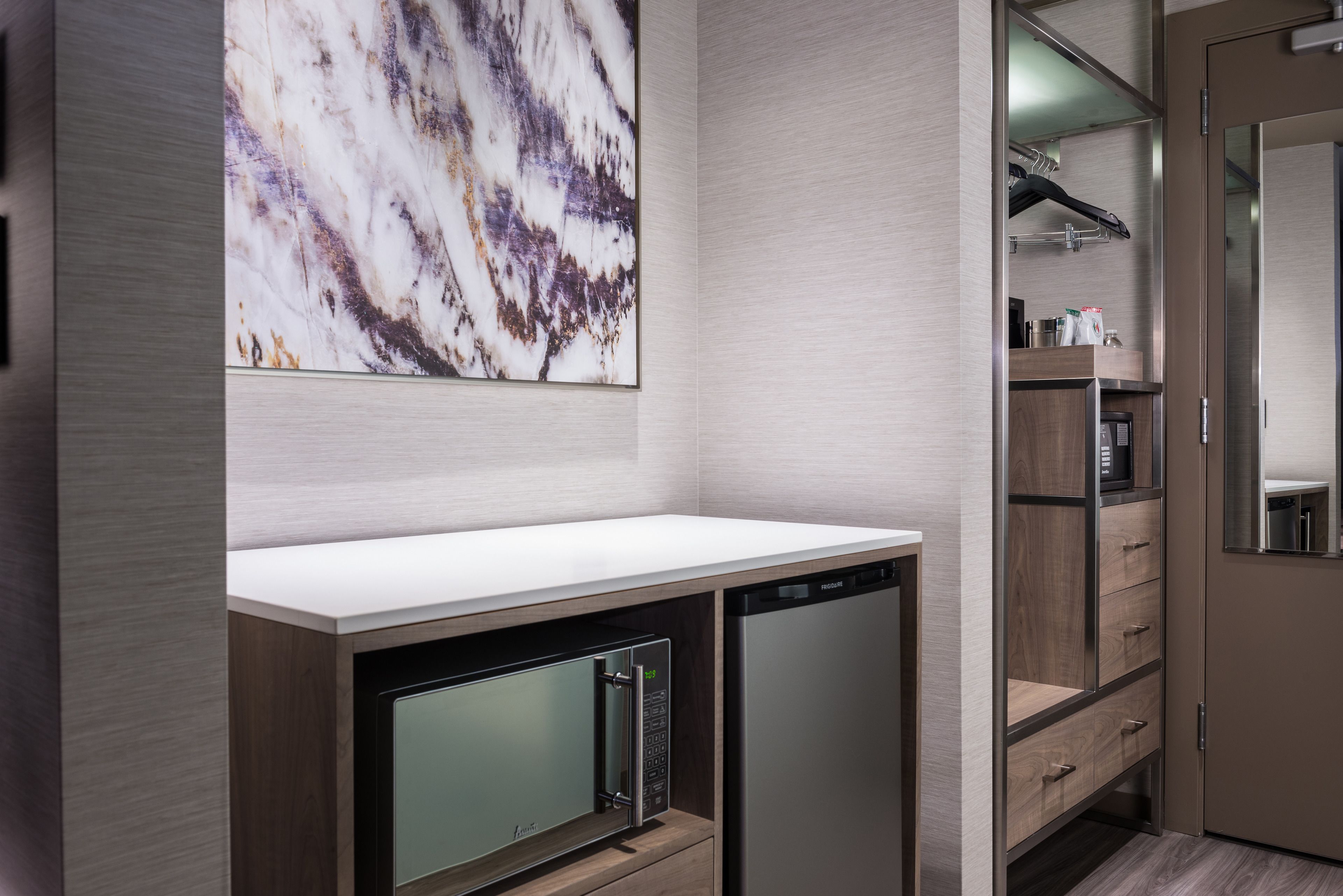 minibar, in-room safe, desk, iron/ironing board