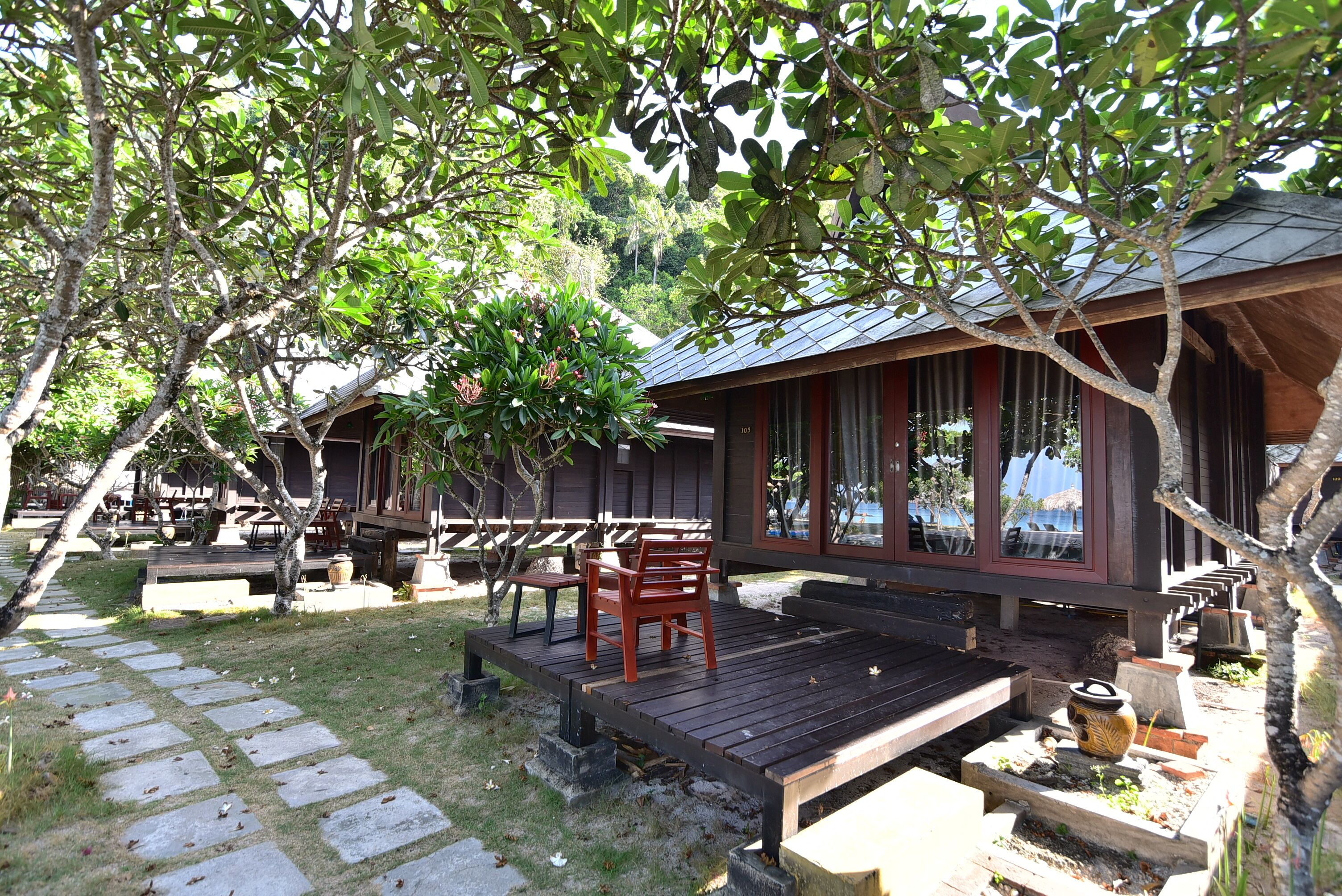 beachfront bungalow | view from room
