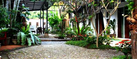 Blick von der Unterkunft