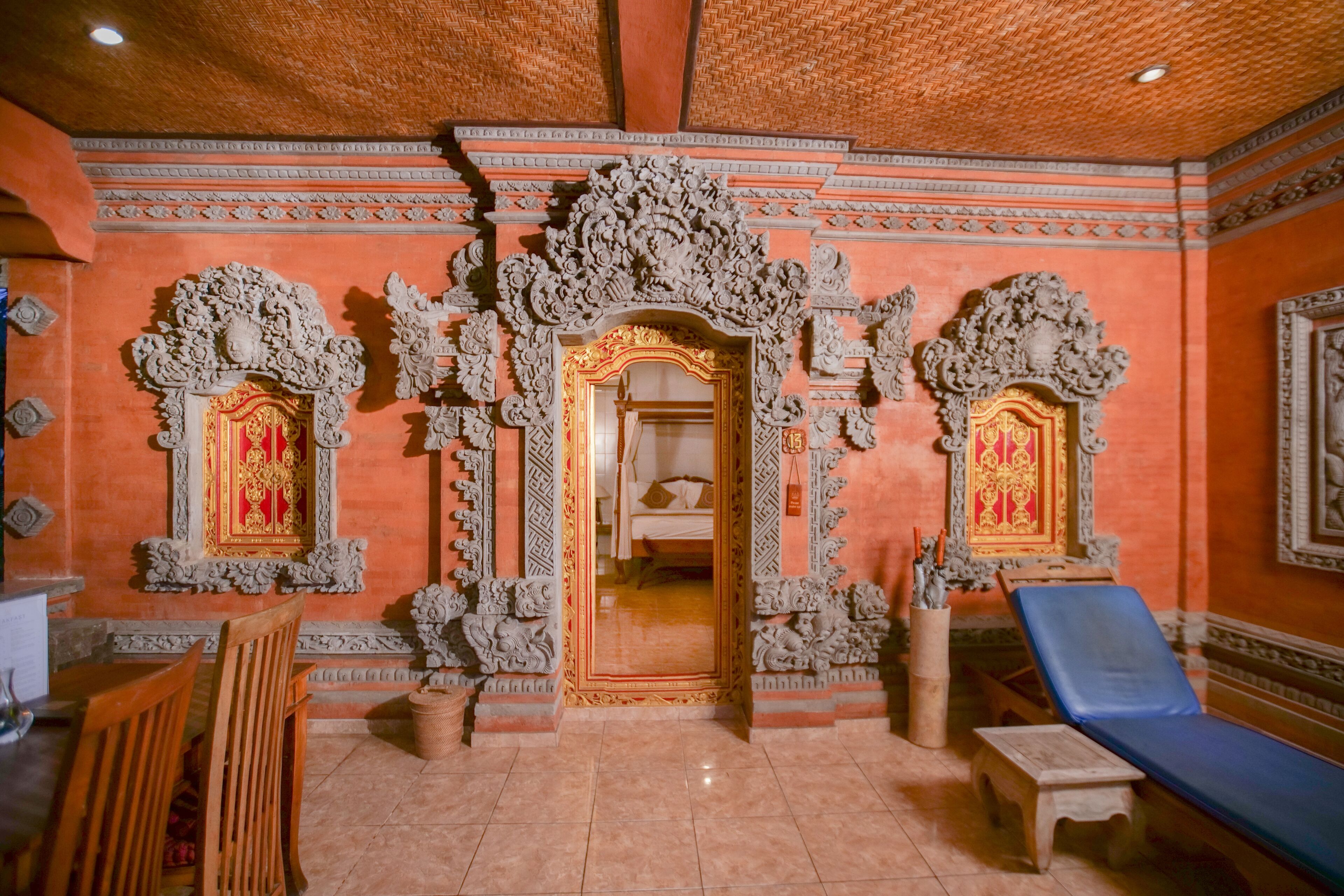 double or twin room, 2 queen beds, pool view | terrace/patio