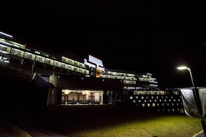 Front of property – evening/night