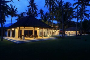 Front of property – evening/night