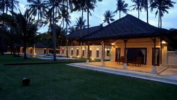 Front of property – evening/night