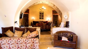 Apartment, 1 Bedroom | Living area | Flat-screen TV - Beit Yosef Guest House Zimmers Safed (Safed)