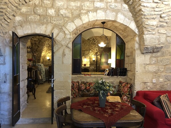 Interior entrance
