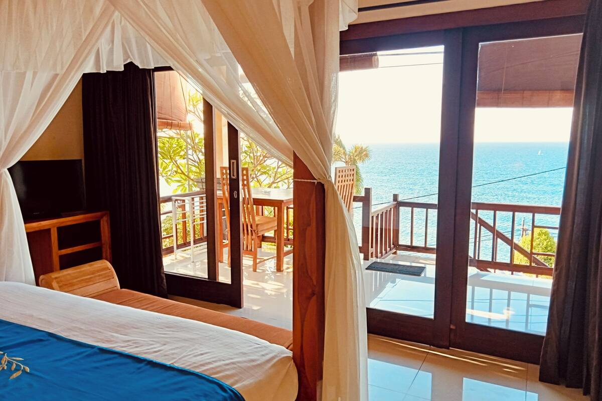 one bedroom villa (pool and ocean view) | 1 bedroom, in-room safe, desk, rollaway beds